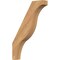 Ekena Millwork 3 1/2"W x 18"D x 26"H Funston Smooth Knee Brace, Western Red Cedar BRC04X18X26FST00SWR - alternate 1